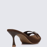 Vivara Comfy Heels In CoffeeHeels - myballerine