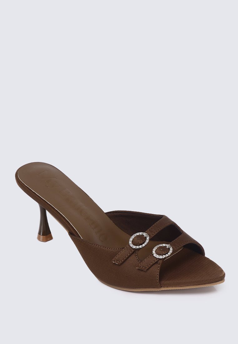 Vivara Comfy Heels In CoffeeHeels - myballerine