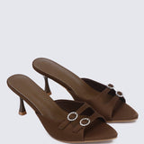 Vivara Comfy Heels In CoffeeHeels - myballerine