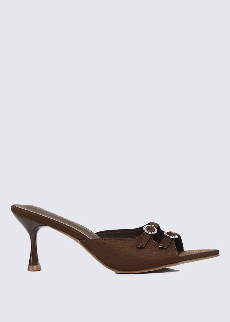 Vivara Comfy Heels In CoffeeHeels - myballerine