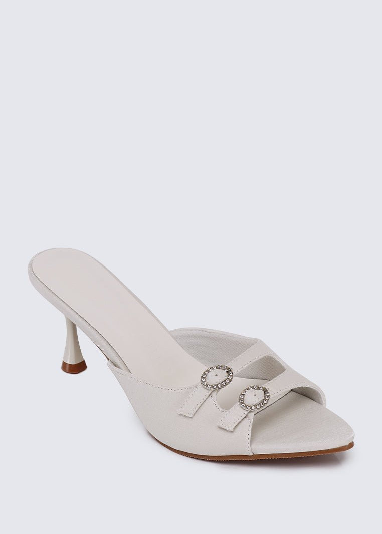Vivara Comfy Heels In IvoryHeels - myballerine