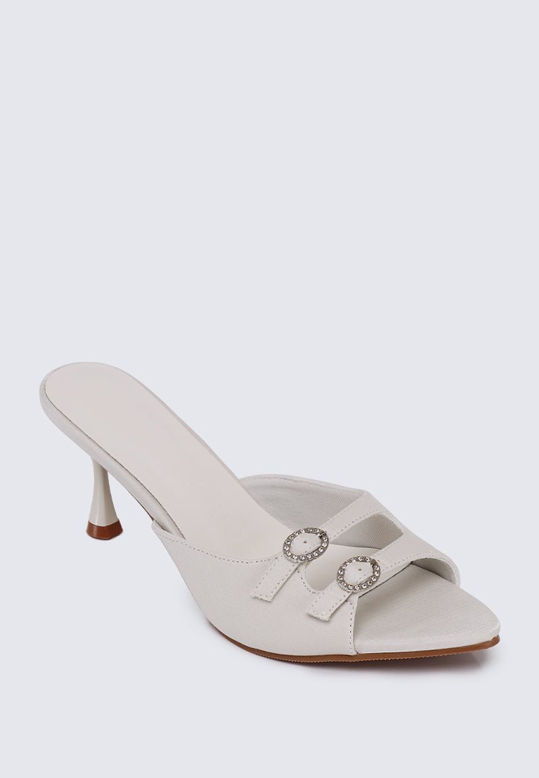 Vivara Comfy Heels In IvoryHeels - myballerine