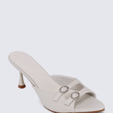 Vivara Comfy Heels In IvoryHeels - myballerine