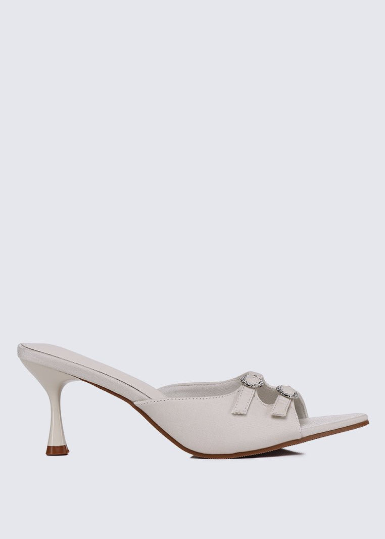 Vivara Comfy Heels In IvoryHeels - myballerine