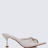 Vivara Comfy Heels In IvoryHeels - myballerine