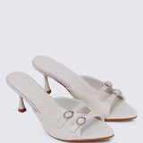 Vivara Comfy Heels In IvoryHeels - myballerine