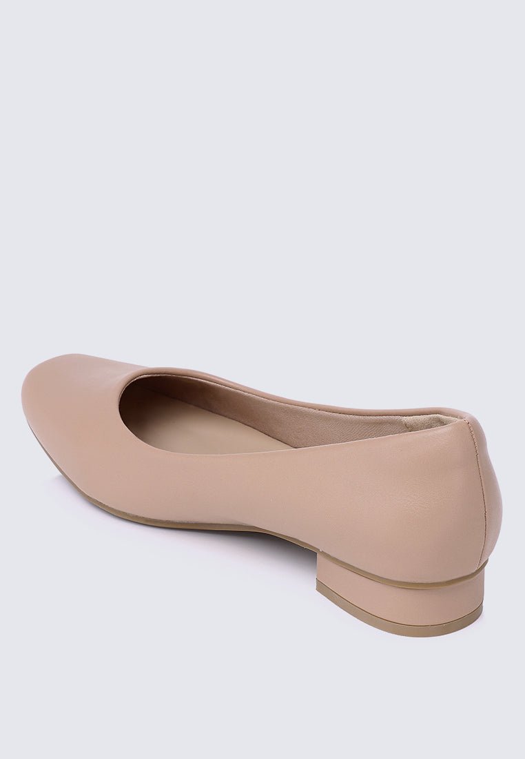 Vyan Comfy Pumps In Almond - myballerine