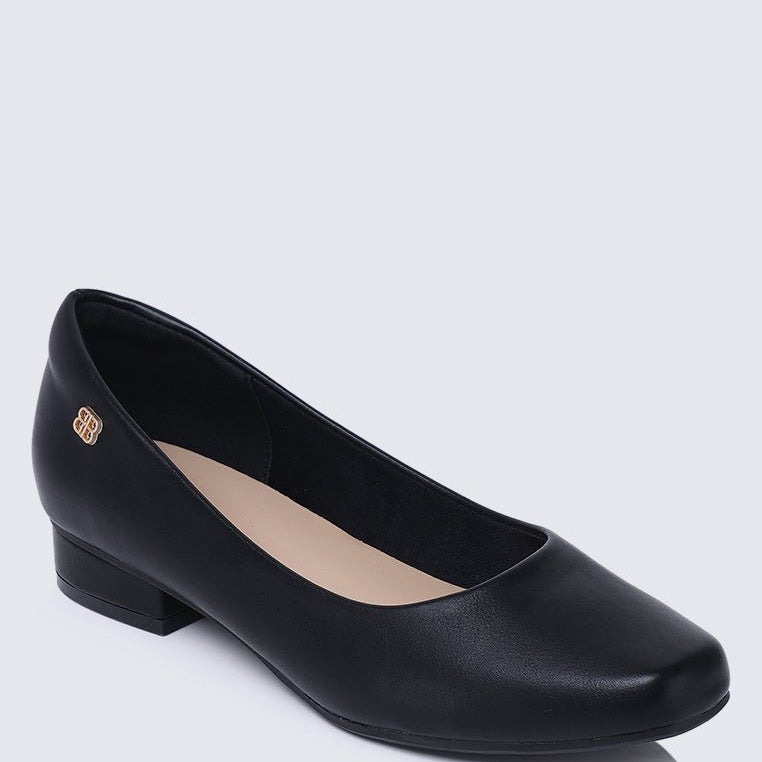 Vyan Comfy Pumps In BlackShoes - myballerine