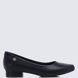 Vyan Comfy Pumps In BlackShoes - myballerine