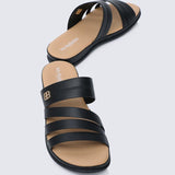 Walk Lite Comfy Sandals In BlackSandals - myballerine