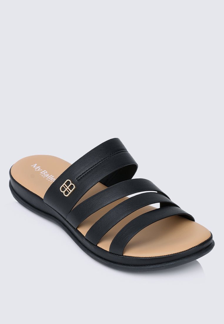 Walk Lite Comfy Sandals In BlackSandals - myballerine