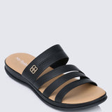 Walk Lite Comfy Sandals In BlackSandals - myballerine