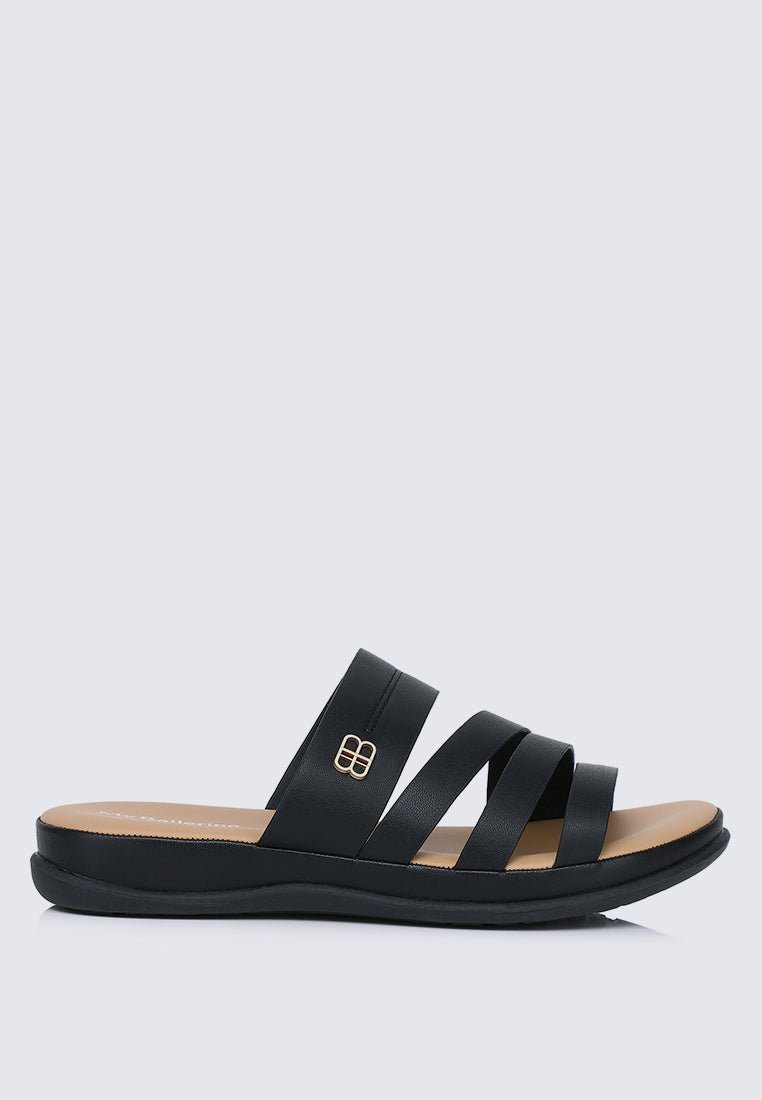 Walk Lite Comfy Sandals In BlackSandals - myballerine
