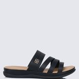 Walk Lite Comfy Sandals In BlackSandals - myballerine