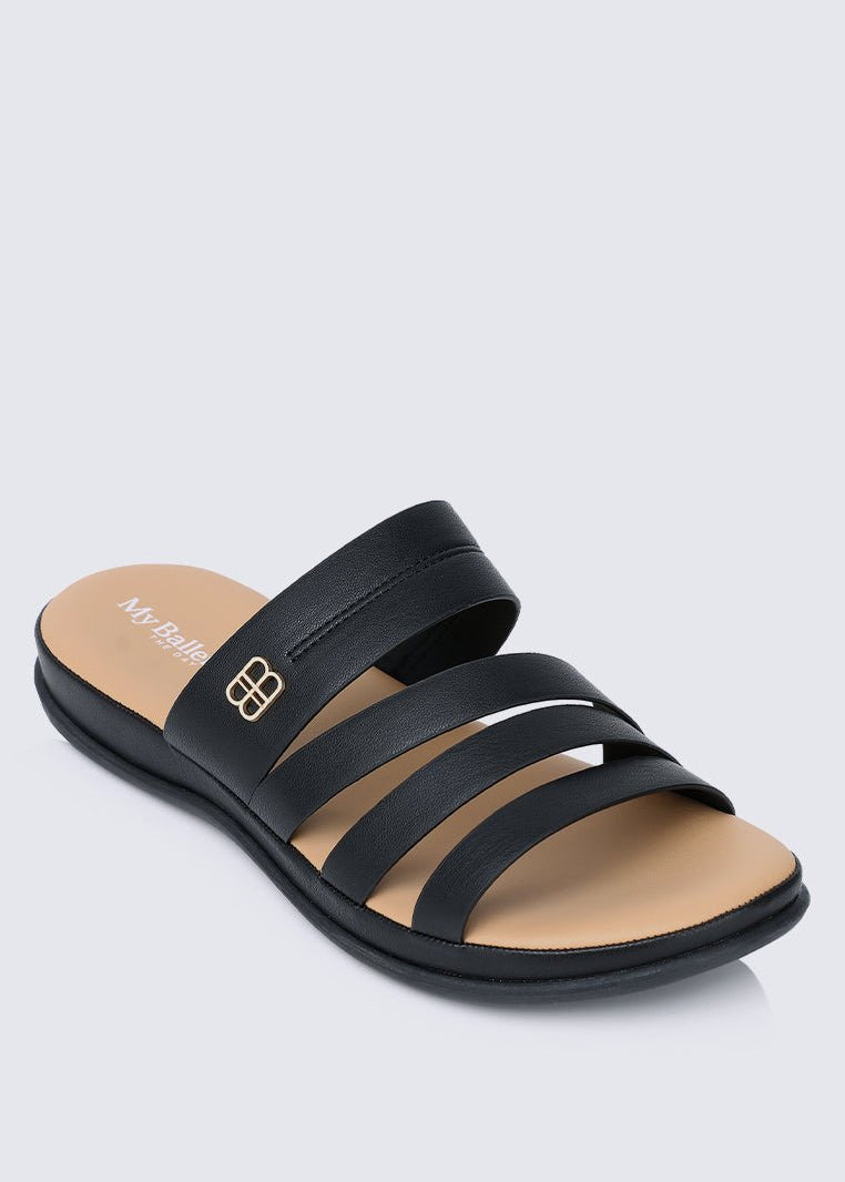 Walk Lite Comfy Sandals In BlackShoes - myballerine