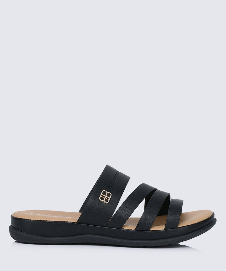 Walk Lite Comfy Sandals In BlackShoes - myballerine