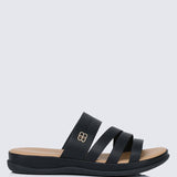 Walk Lite Comfy Sandals In BlackShoes - myballerine