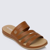 Walk Lite Comfy Sandals In BrownSandals - myballerine
