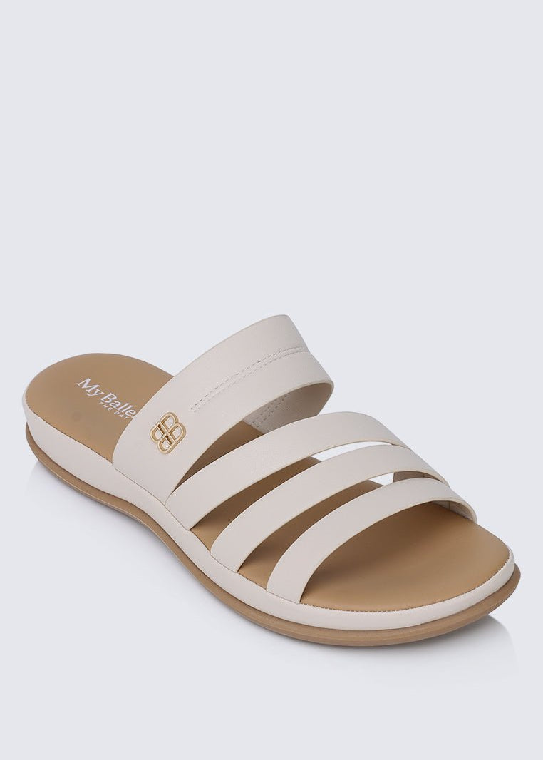 Walk Lite Comfy Sandals In WhiteShoes - myballerine