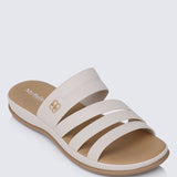 Walk Lite Comfy Sandals In WhiteShoes - myballerine