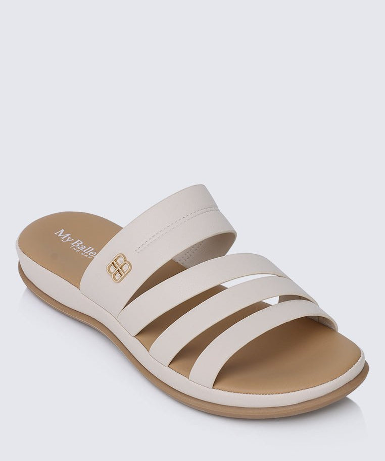 Walk Lite Comfy Sandals In WhiteShoes - myballerine