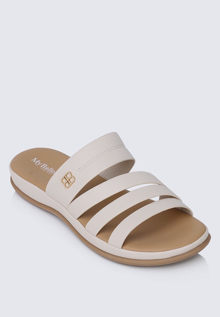 Walk Lite Comfy Sandals In WhiteShoes - myballerine