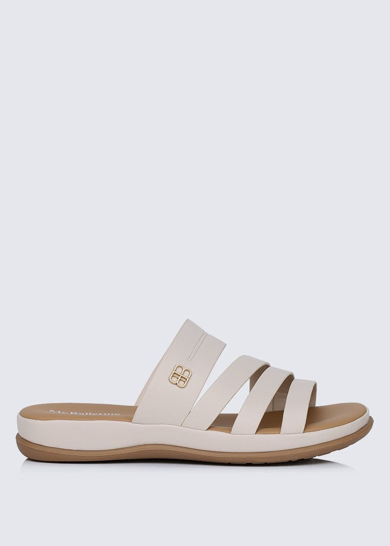 Walk Lite Comfy Sandals In WhiteShoes - myballerine