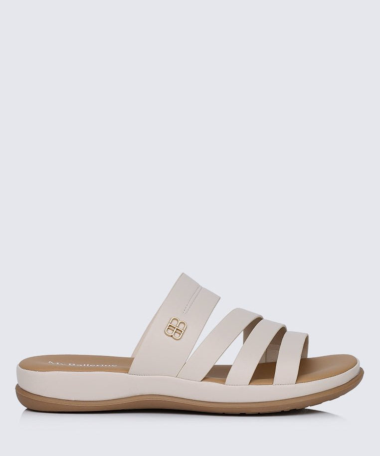 Walk Lite Comfy Sandals In WhiteShoes - myballerine