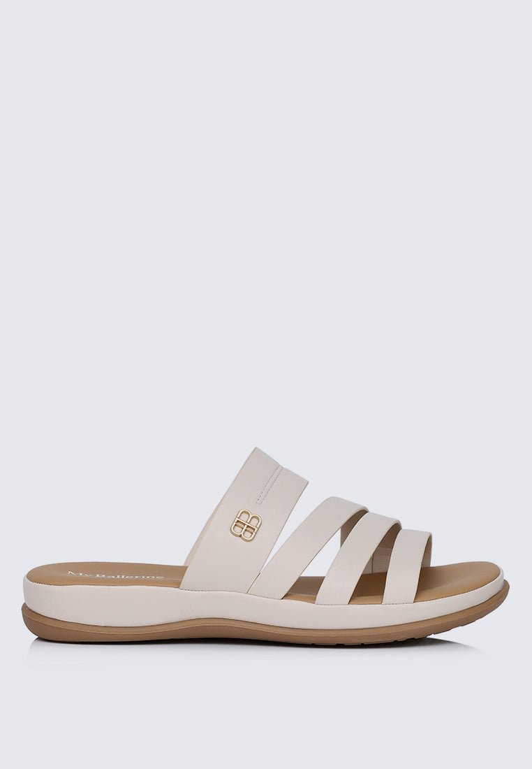 Walk Lite Comfy Sandals In WhiteShoes - myballerine