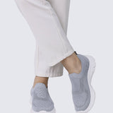 WalkEase Comfy Sneakers In GreyShoes - myballerine