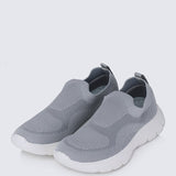 WalkEase Comfy Sneakers In GreyShoes - myballerine