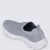 WalkEase Comfy Sneakers In GreyShoes - myballerine