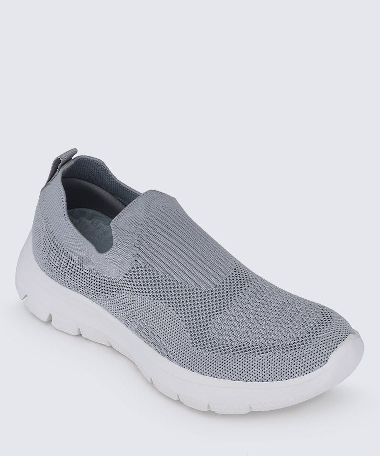 WalkEase Comfy Sneakers In GreyShoes - myballerine