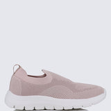 WalkEase Comfy Sneakers In PinkShoes - myballerine