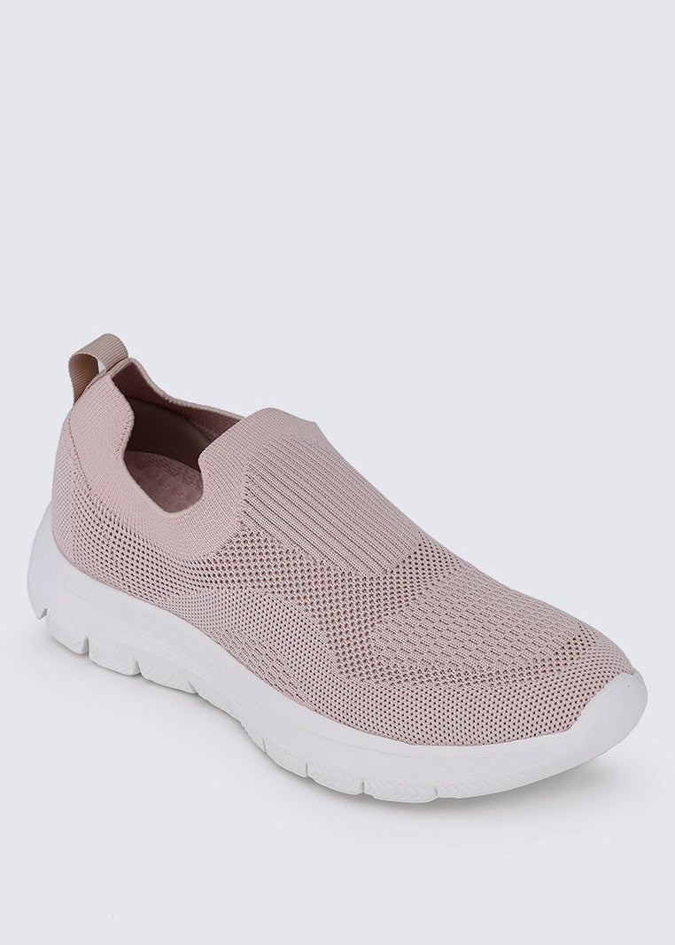 WalkEase Comfy Sneakers In PinkShoes - myballerine