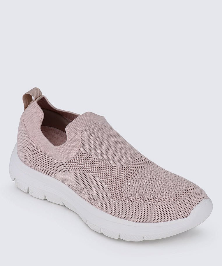 WalkEase Comfy Sneakers In PinkShoes - myballerine