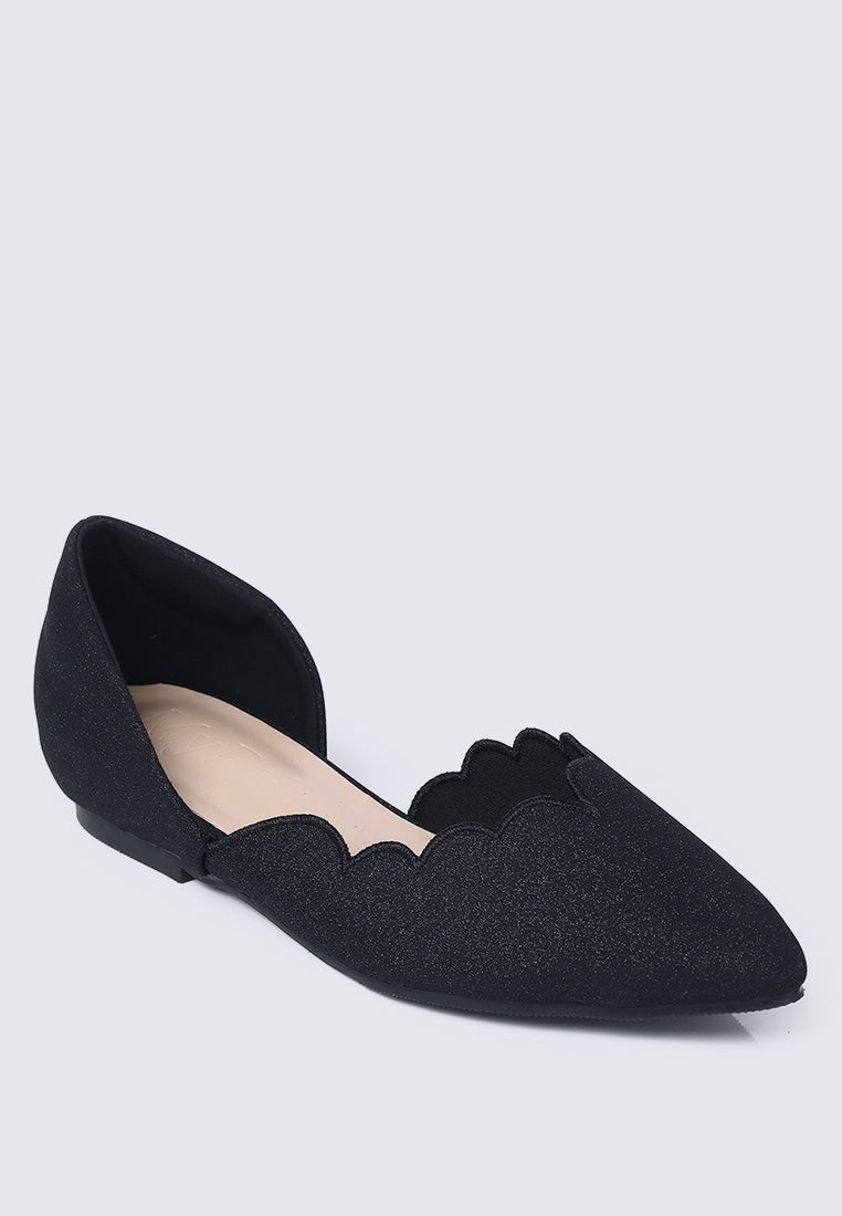 Wanisha Comfy Ballerina In BlackShoes - myballerine