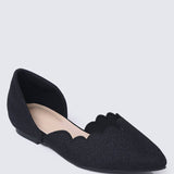Wanisha Comfy Ballerina In BlackShoes - myballerine