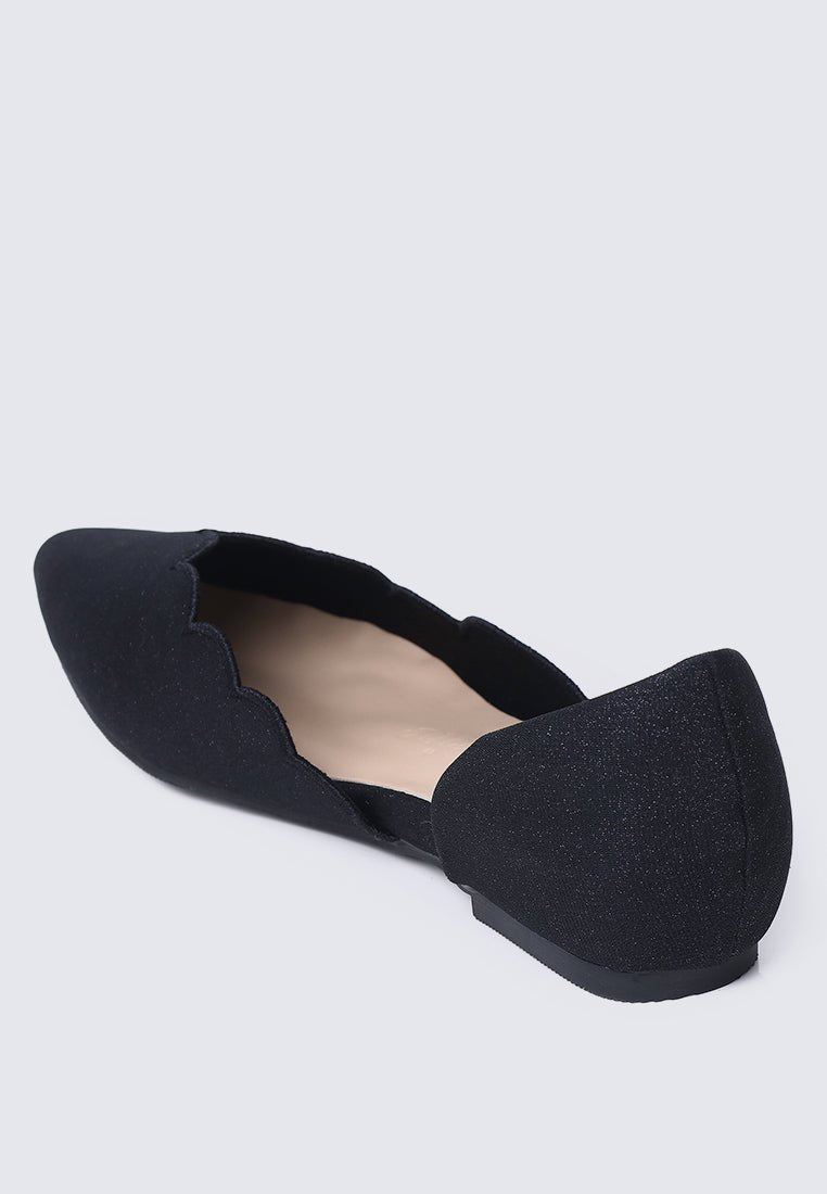 Wanisha Comfy Ballerina In BlackShoes - myballerine