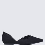 Wanisha Comfy Ballerina In BlackShoes - myballerine