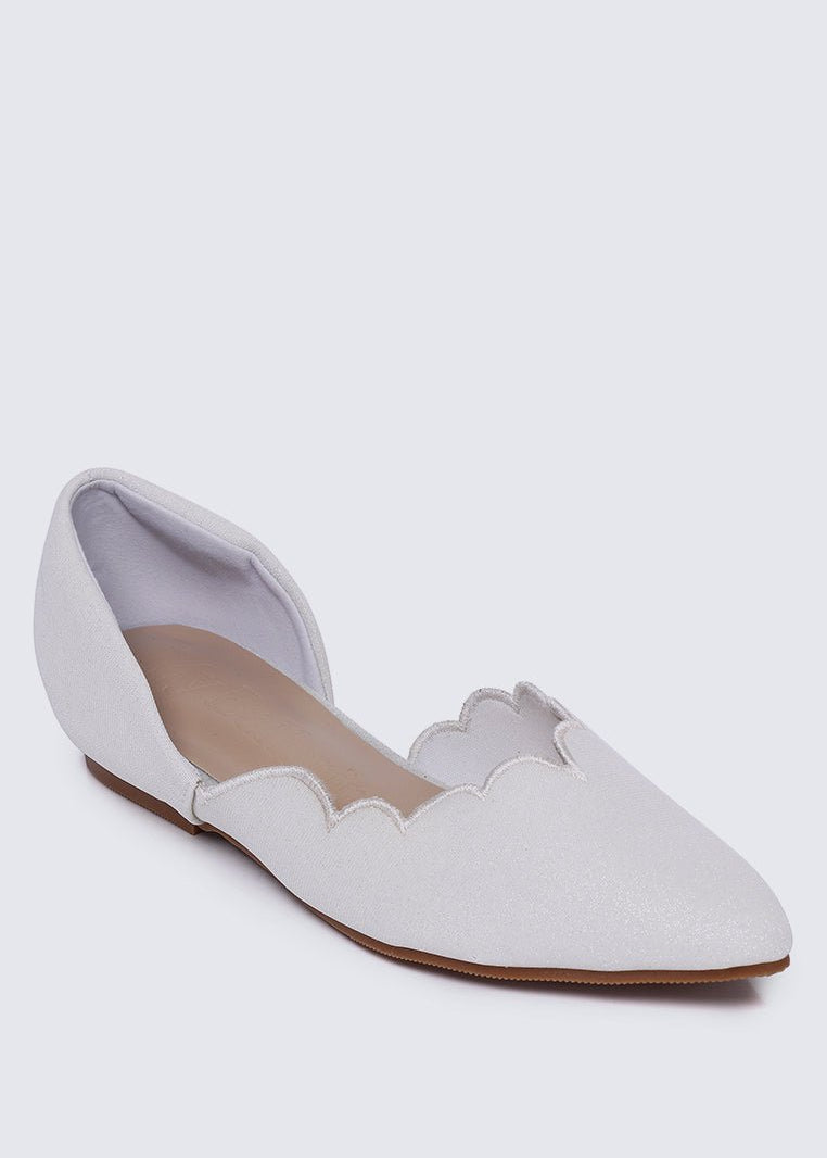Wanisha Comfy Ballerina In IvoryShoes - myballerine