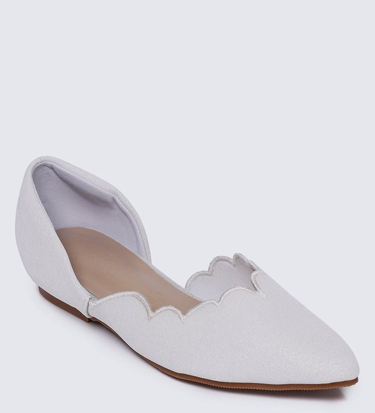 Wanisha Comfy Ballerina In IvoryShoes - myballerine