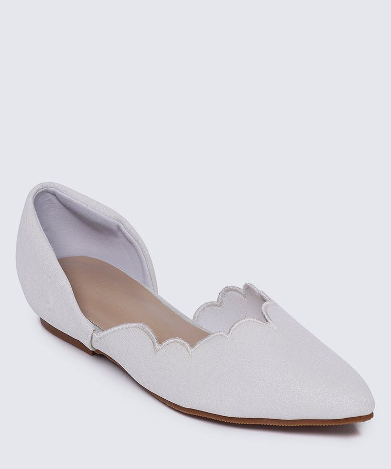 Wanisha Comfy Ballerina In IvoryShoes - myballerine