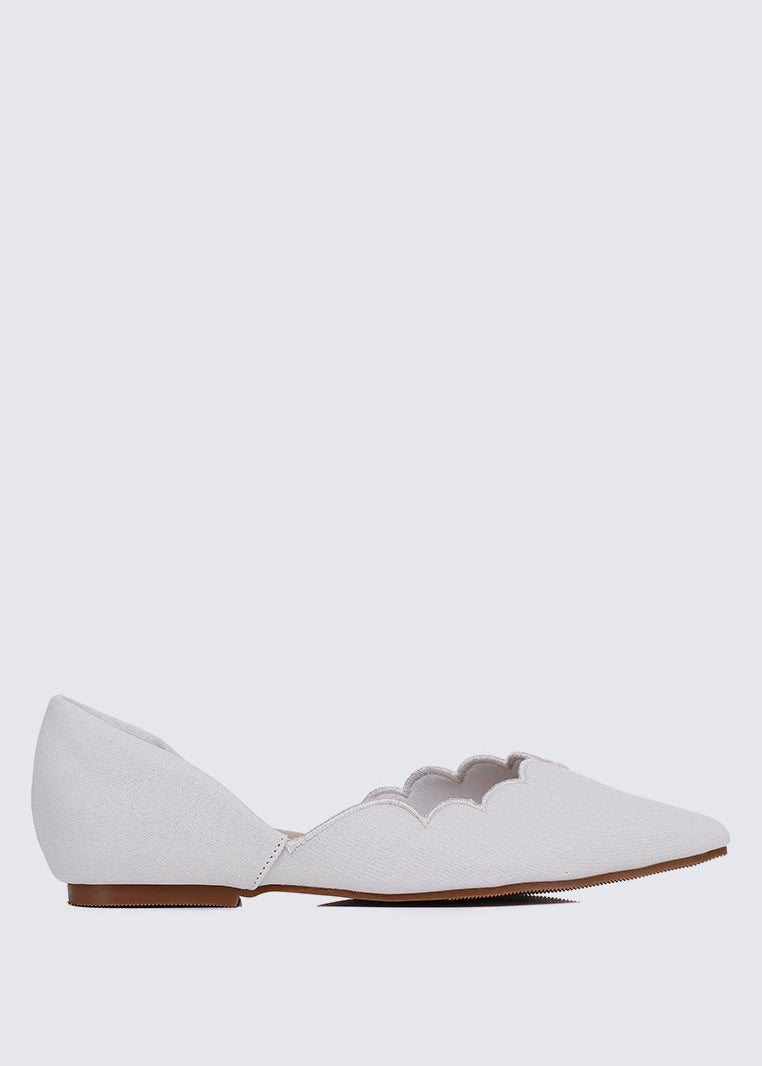 Wanisha Comfy Ballerina In IvoryShoes - myballerine