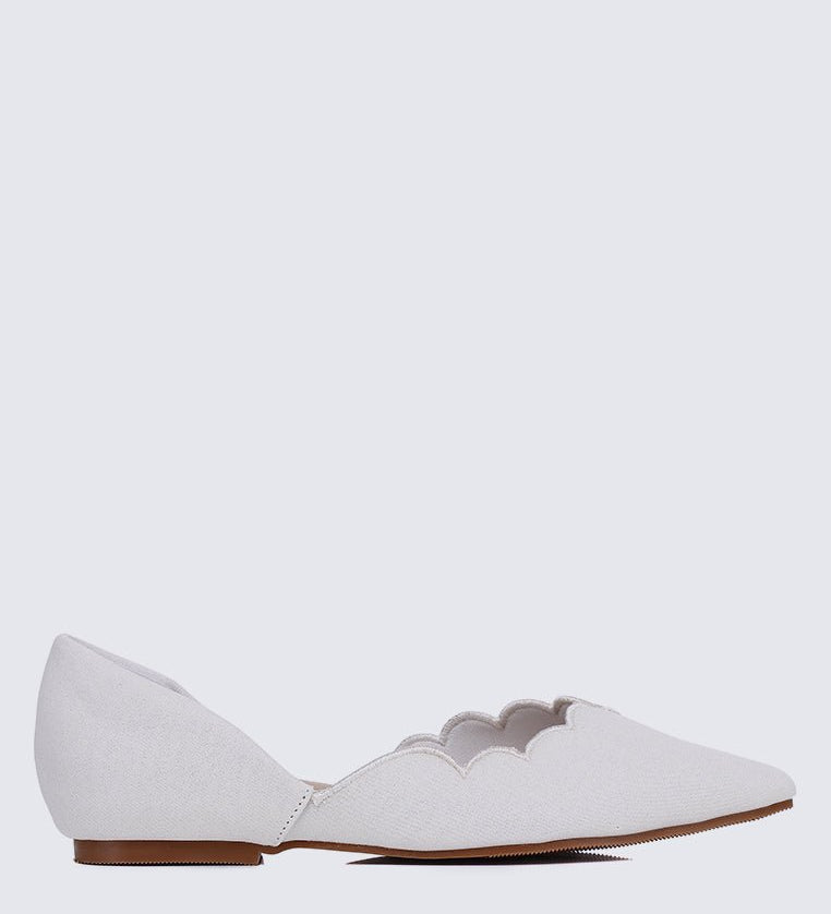 Wanisha Comfy Ballerina In IvoryShoes - myballerine