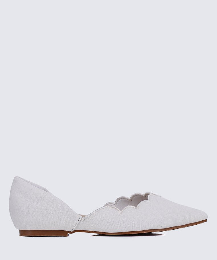 Wanisha Comfy Ballerina In IvoryShoes - myballerine