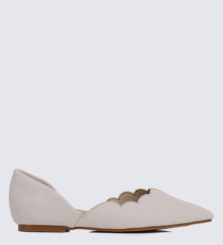 Wanisha Comfy Ballerina In NudeShoes - myballerine