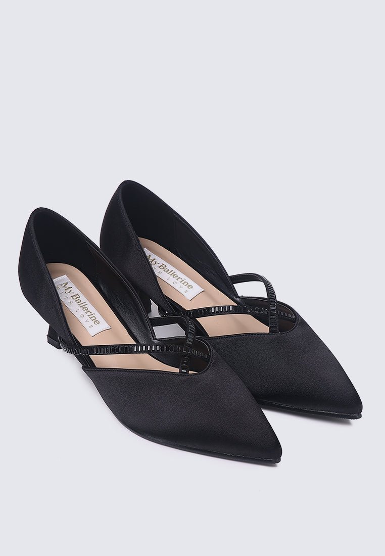 Whitney Comfy Heels In BlackHeels - myballerine