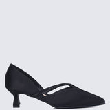 Whitney Comfy Heels In BlackHeels - myballerine