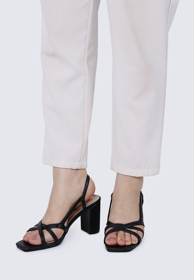 Whitney Comfy Heels In BlackHeels - myballerine